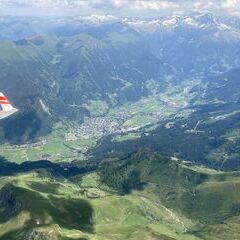 Flugwegposition um 13:00:52: Aufgenommen in der Nähe von Gemeinde Rauris, 5661, Österreich in 2977 Meter